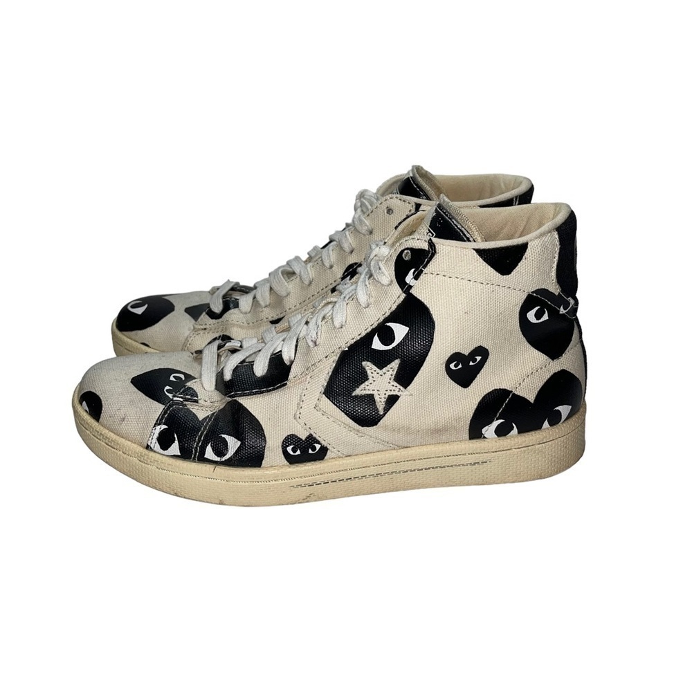 Converse Converse Comme Des Garcon Play Hi Tops Converse Men Shoes Size 9 - Picture 4 of 10